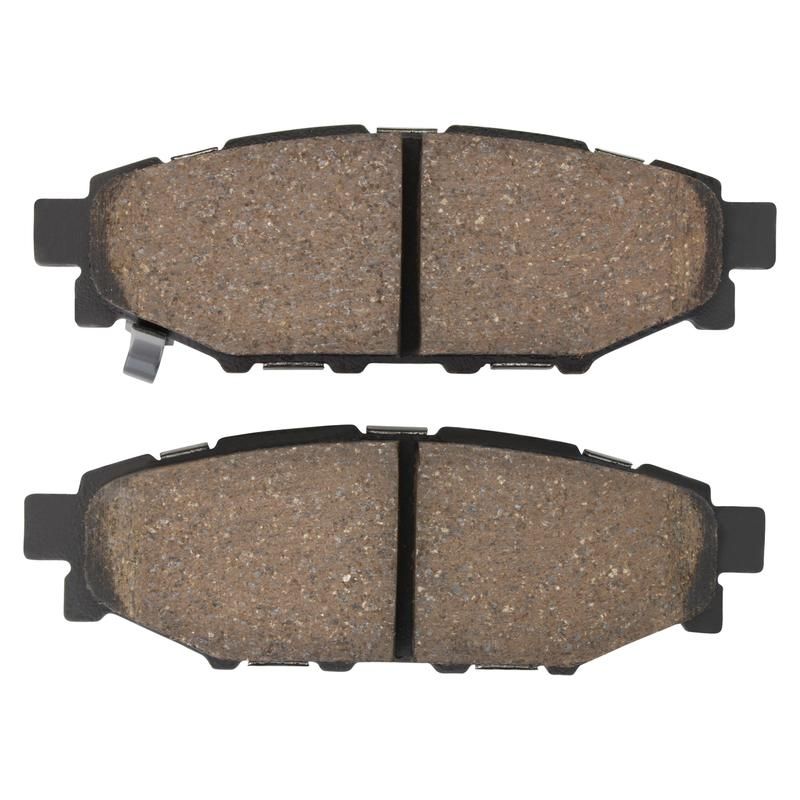 MPA 1001-1114M Quality-Built Premium Semi-Metallic Brake Pads w/ Hardware