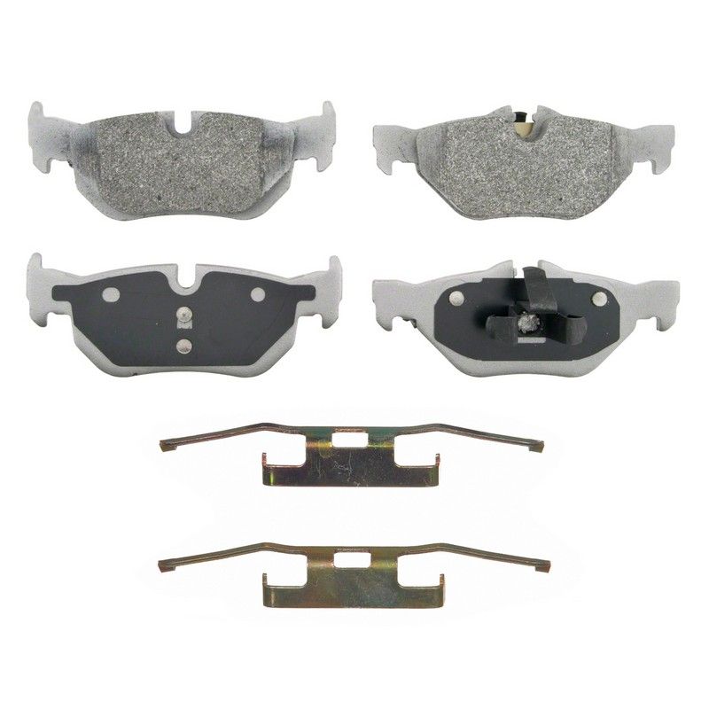 Wagner Brake MX1267 ThermoQuiet Semi-Metallic Disc Brake Pad Set