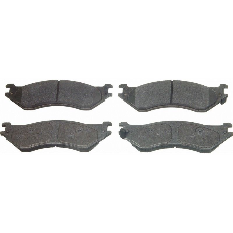 Wagner Brake MX702 ThermoQuiet Semi-Metallic Disc Brake Pad Set