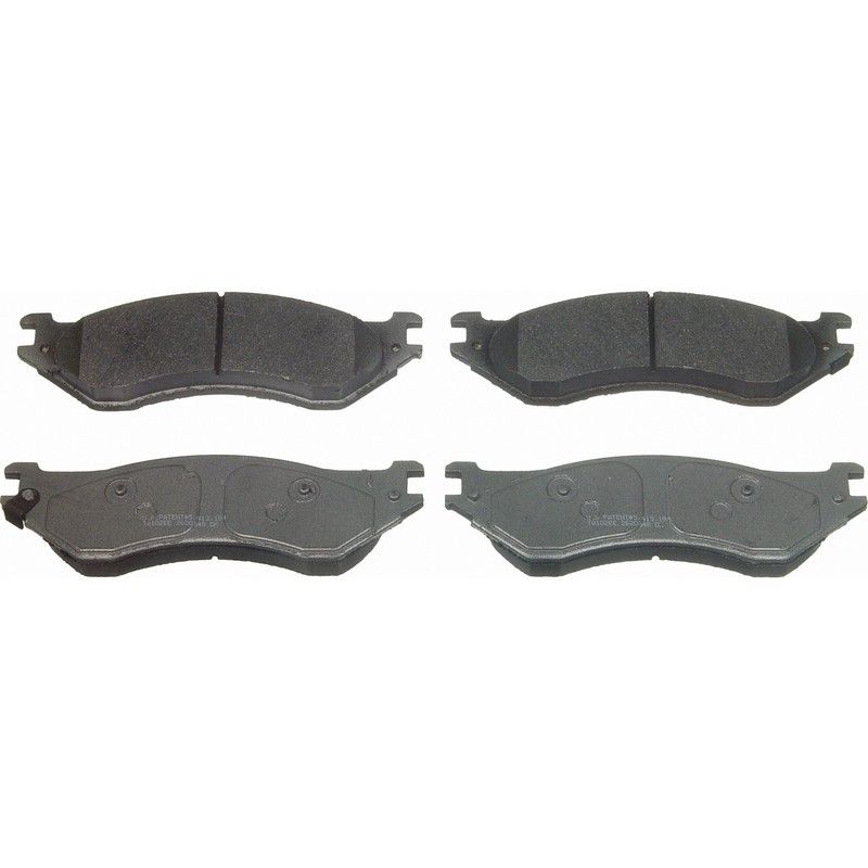 Wagner Brake MX702A ThermoQuiet Semi-Metallic Disc Brake Pad Set