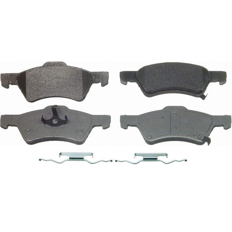 Wagner Brake MX857 ThermoQuiet Semi-Metallic Disc Brake Pad Set