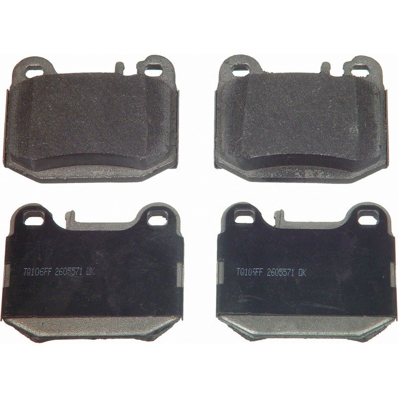 Wagner Brake MX874 ThermoQuiet Semi-Metallic Disc Brake Pad Set