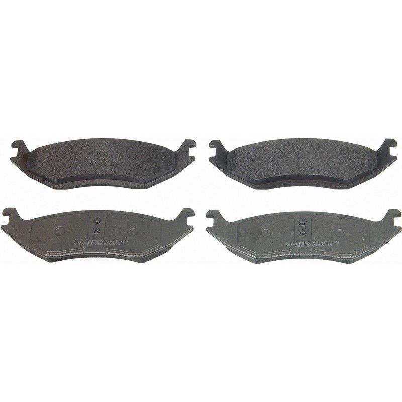 Wagner Brake MX967 ThermoQuiet Semi-Metallic Disc Brake Pad Set