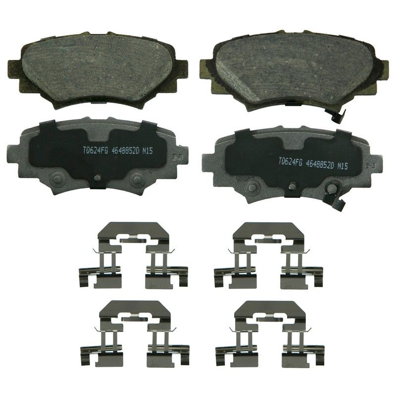 Wagner Brake QC1729 ThermoQuiet Ceramic Disc Brake Pad Set