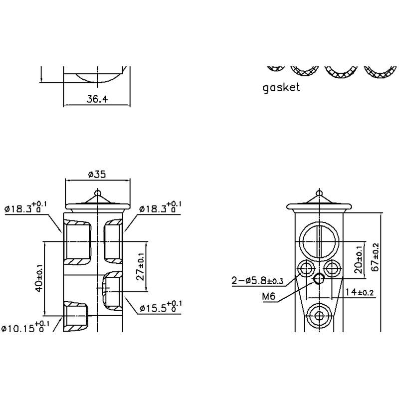 NISSENS 999444 Air Conditioning Expansion Valve
