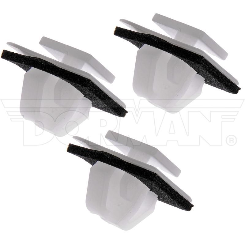 DORMAN 963-548 Side Garnish Retainer Head Dia 0.56x0.79In Shank Long 0.37In Hole Dia 0.4In