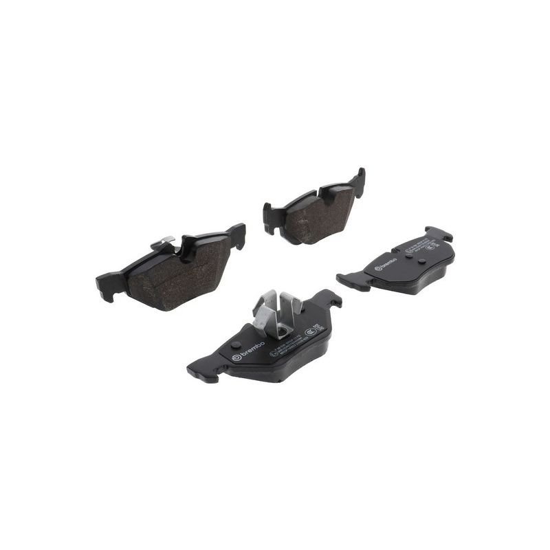 Brembo KT04043 Brembo low-met brake pad and UV coated vented  brake disc kit