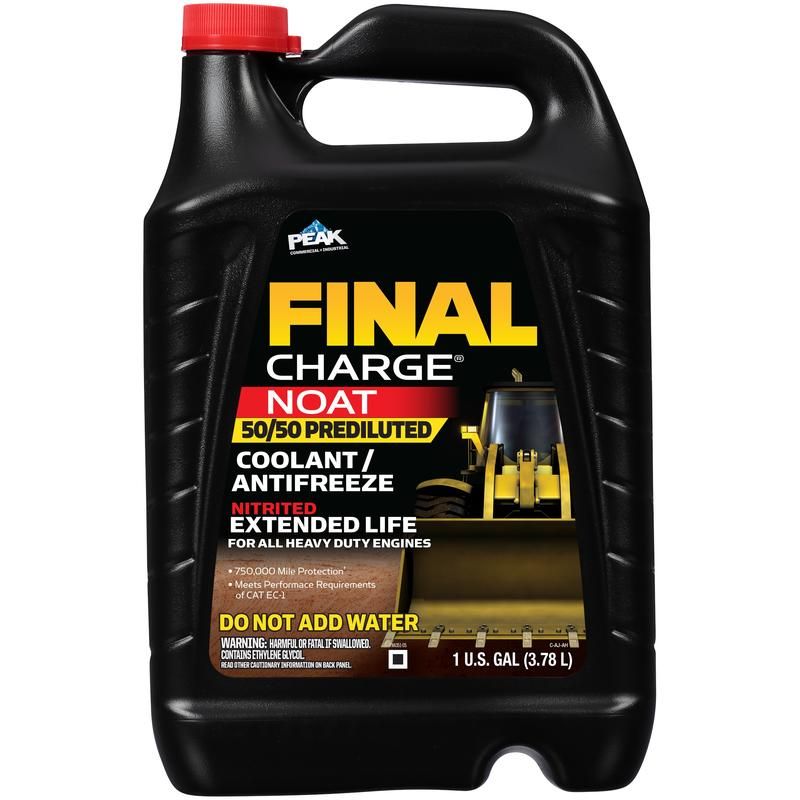 Peak FNAB53 PEAK FINAL CHARGE NOAT ELC 50/50 ANTIFREEZE + COOLANT  1 GALLON