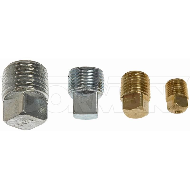 DORMAN 090-000CD Pipe Plug Assortment - 1/8, 1/4, 3/8, 1/2