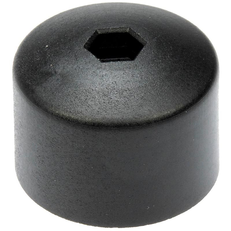 DORMAN 611-644 Black Wheel Nut Cover, Push Type