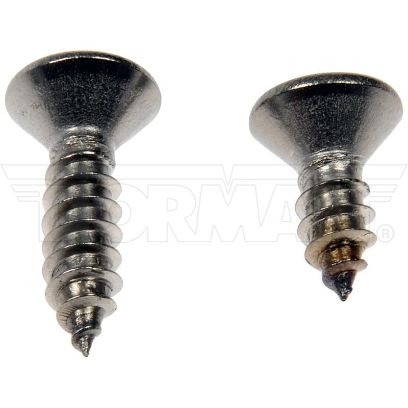 DORMAN 784-140D Self Tapping Screws - Stainless Steel - Oval Head - No.10 X 1/2 In., 3/4 In.