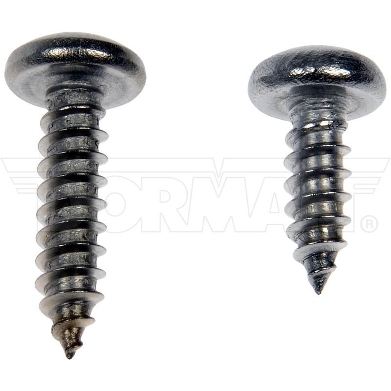 DORMAN 784-150D Self Tapping Screws - Stainless Steel - Pan Head - No.10 X 1/2 In., 3/4 In.