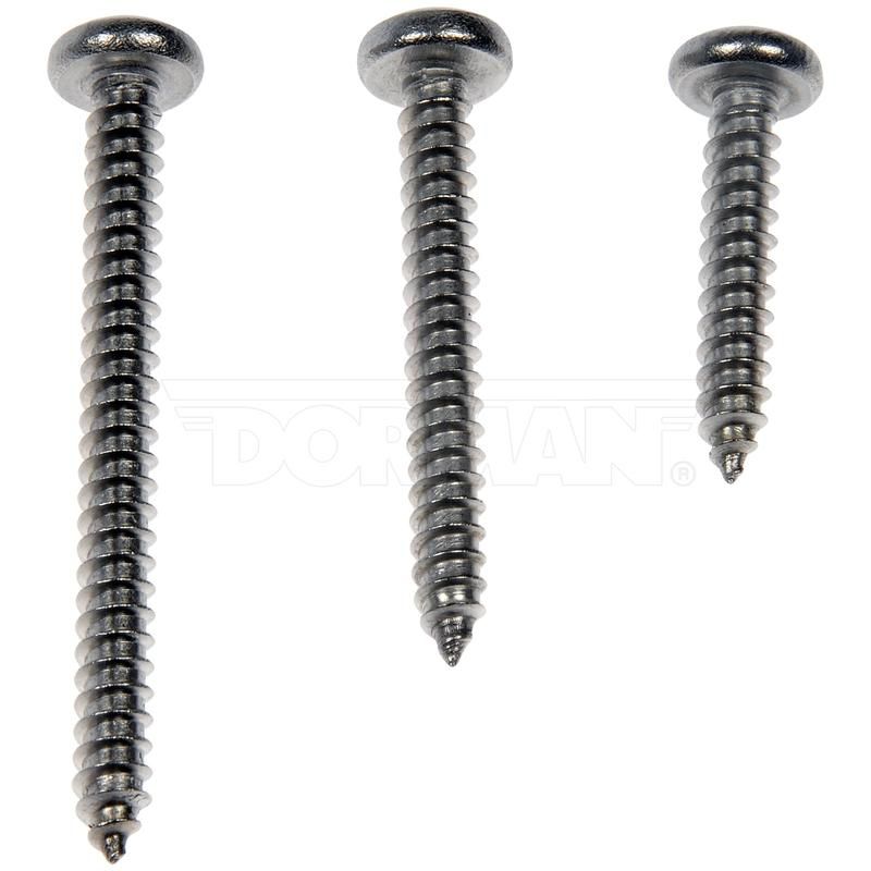 DORMAN 784-155D Self Tapping Screws; No. 10 X 1 In., 1-1/2 In., 2 In.