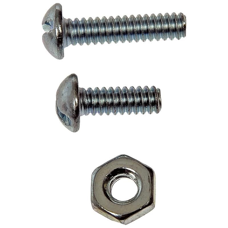 DORMAN 784-600 Stove Bolt With Nuts - 3/16-24 In. x 1/2 In./3/4 In.