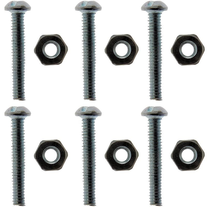 DORMAN 784-710D Machine Screw With Nuts - No.8-32 X 1 In.