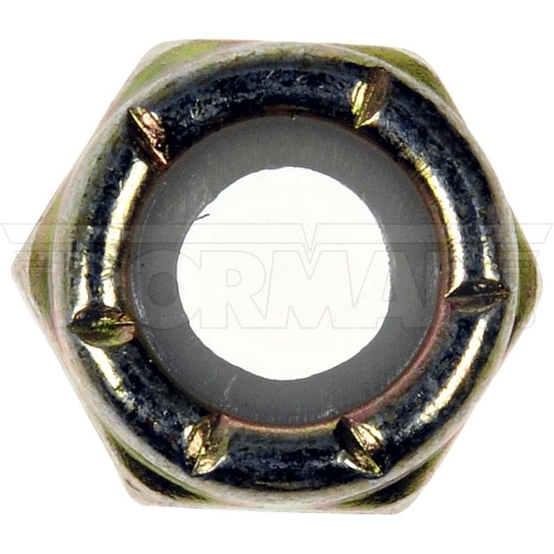 DORMAN 784-756D Hex Lock Nuts W/ Nylon Ring - Grade 2 - Thread Size 5/16-18, Height 11/32 In.