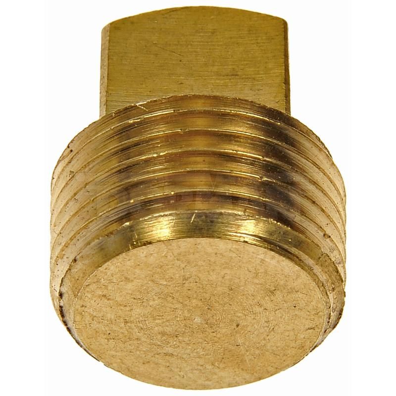DORMAN 785-072D Brass Pipe Plug - Square Head - 3/8 In. MNPT