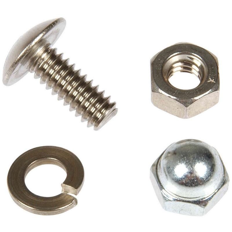 DORMAN 785-108 License Plate Fasteners Kit-1/4 In. x 5/8 In.