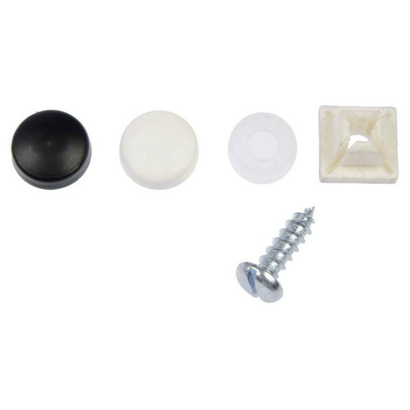 DORMAN 785-134 License Plate Hardware Kit-Black and White