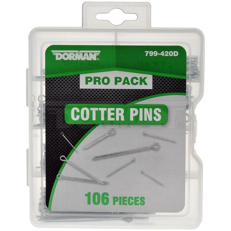 DORMAN 799-420D Pro Pack Cotter Pins - 106 Pieces