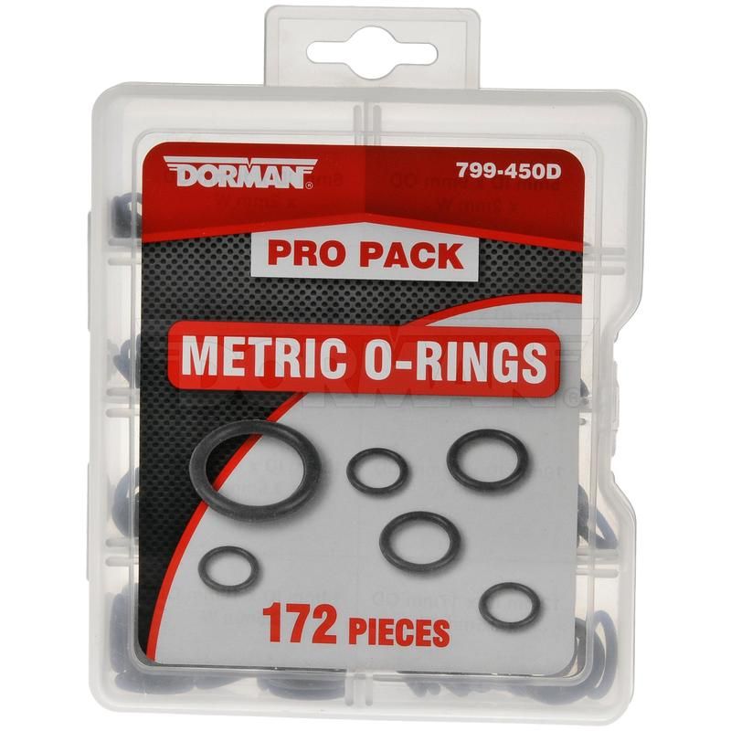 DORMAN 799-450D Pro Pack Metric O-Rings - 172 Pieces