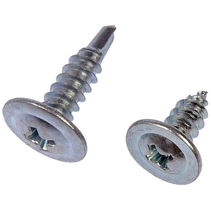 DORMAN 961-130 Wheel Well Molding Screw - No. 8 X 3/8,5/8 In.