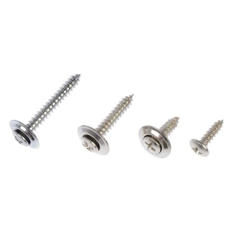 DORMAN 961-225 Trim Screw - Chrome - No. 8 - Assortment-3/4,1,5/8,1-1/4 In.