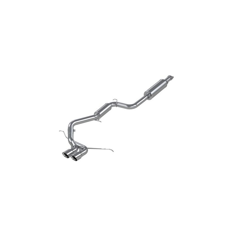 MBRP Exhaust S4200AL 3in. Cat-Back; Dual Center Outlet; AL