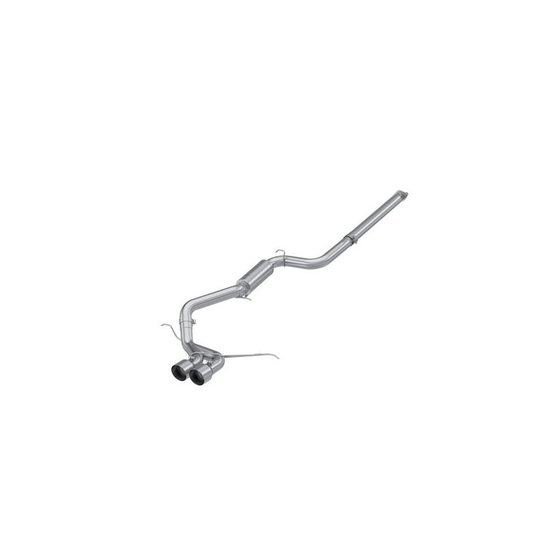 MBRP Exhaust S4201AL 3in. Cat-Back; Dual Center Outlet; Race; AL