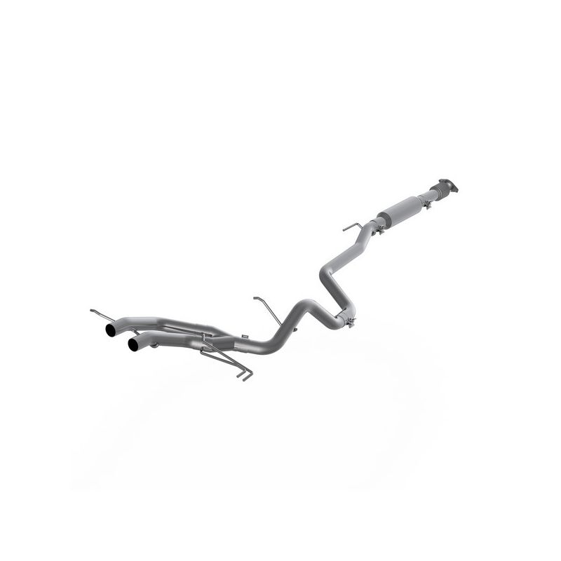 MBRP Exhaust S4702304 2.5in. Cat-Back; Dual Rear Exit; T304