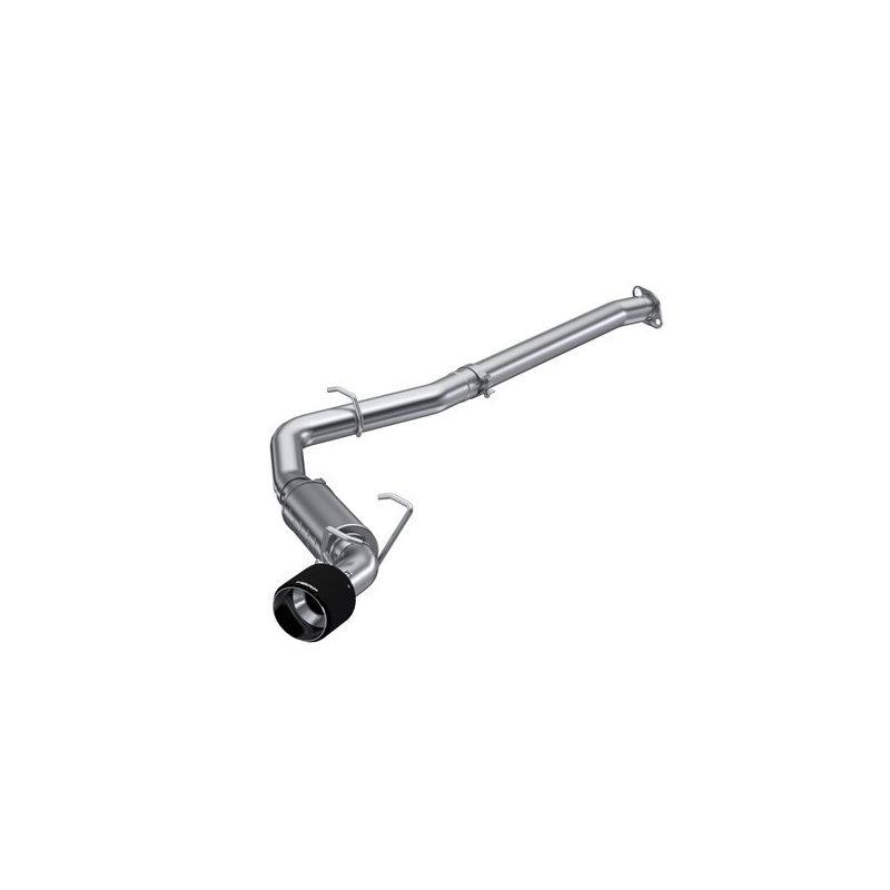 MBRP Exhaust S48063CF 3in. Cat-Back; Single Rear Exit; T304 with CF Tip