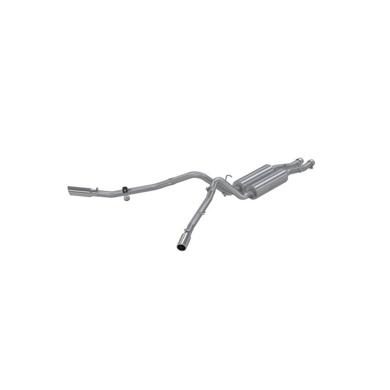 MBRP Exhaust S5008409 2.5in. Cat-Back; Dual Split Side Exit; T409