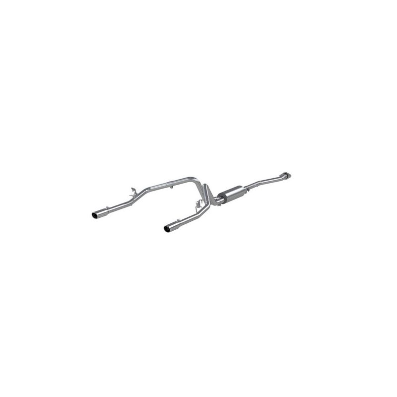 MBRP Exhaust S5016409 2.5in. Cat-Back; Dual Split Rear Exit; T409
