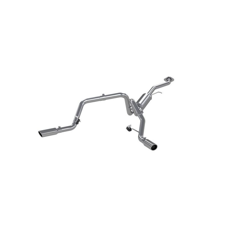 MBRP Exhaust S5018409 2.5in. Cat-Back; Dual Split Side Exit; T409