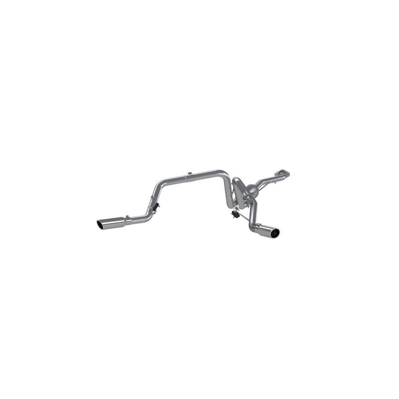 MBRP Exhaust S5018AL 2.5in. Cat-Back; Dual Split Side Exit; AL