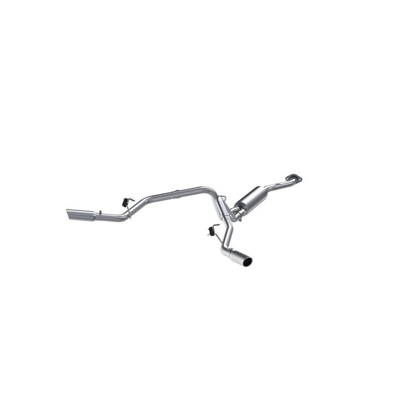 MBRP Exhaust S5022AL 2.5in. Cat-Back; Dual Split Side Exit; AL