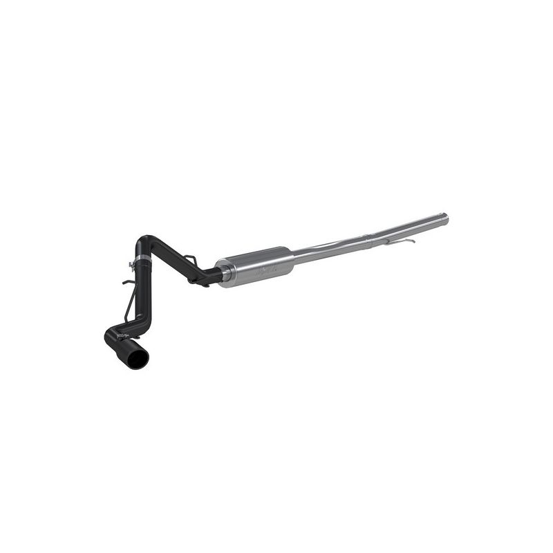 MBRP Exhaust S5087BLK 3in. Cat-Back; Single Side Exit; BLK