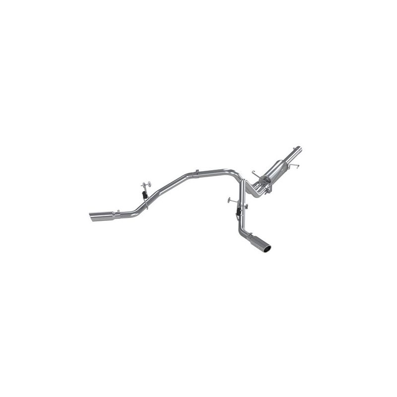 MBRP Exhaust S5110AL 3in. Cat-Back; 2.5in Dual Split Side Exit; AL