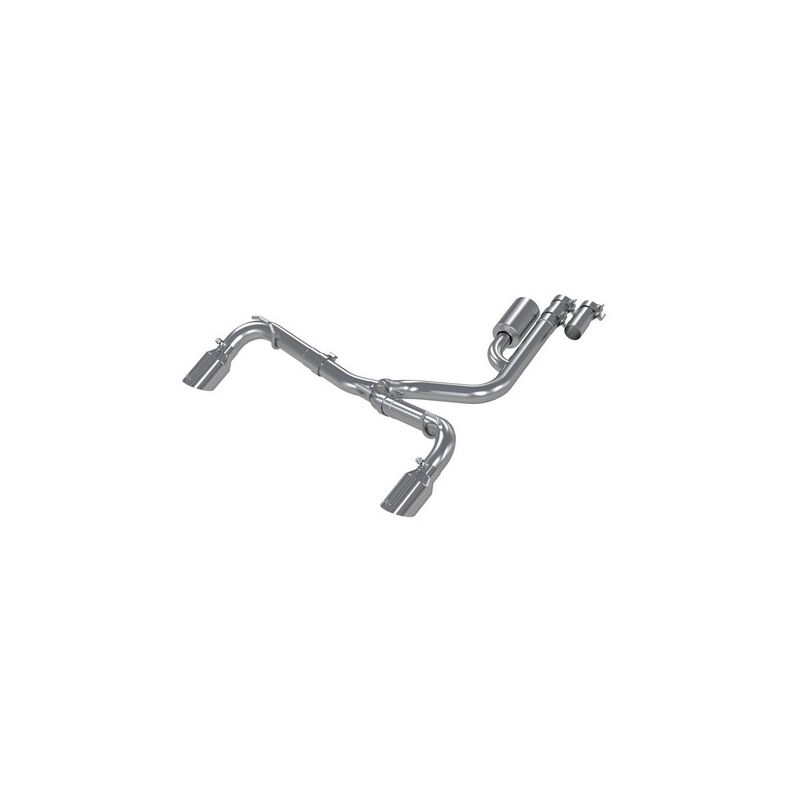 MBRP Exhaust S5207AL 2.5in. Resonator-Back; Dual Split Rear Exit; AL