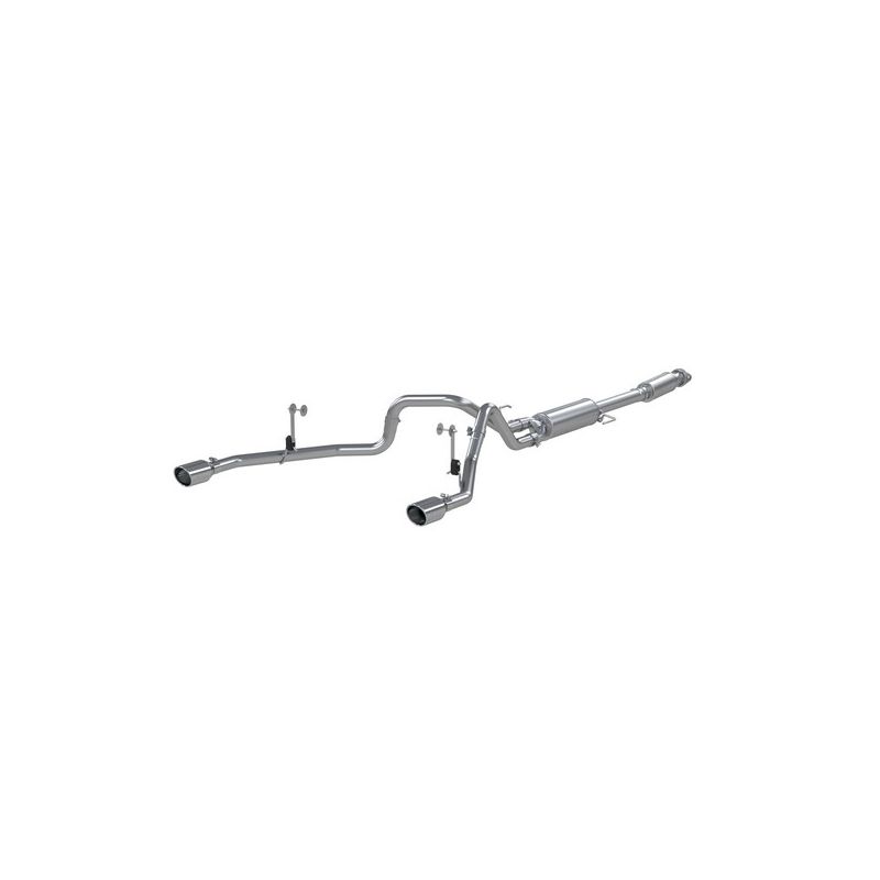 MBRP Exhaust S5215AL 3in. Cat-Back; 2.5in. Dual Split Rear Exit; AL