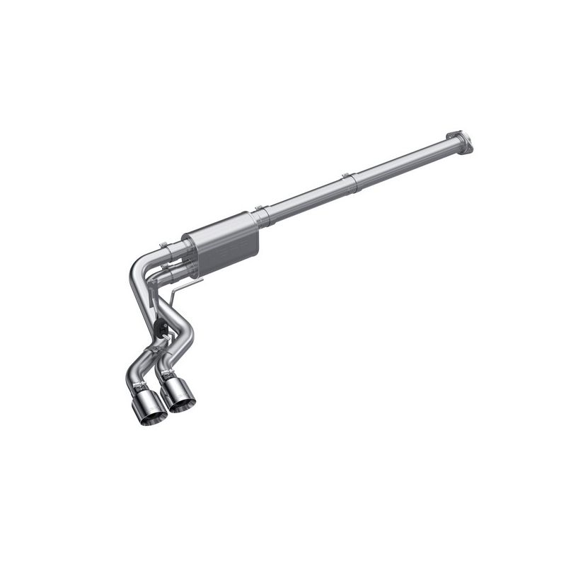 MBRP Exhaust S5217AL 3in. Cat-Back; 2.5in. Dual Pre-Axle; AL