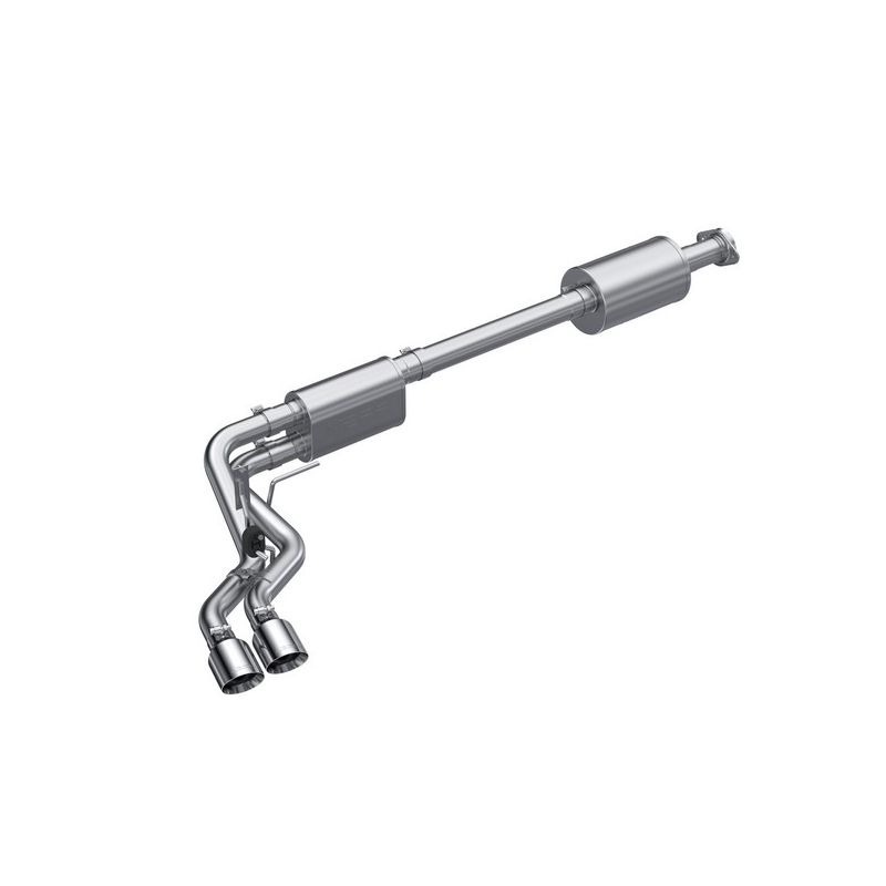 MBRP Exhaust S5219AL 3in. Cat-Back; 2.5in. Dual Pre-Axle; AL