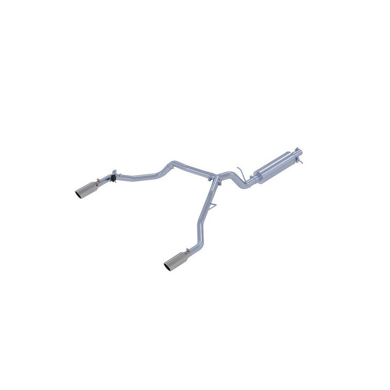 MBRP Exhaust S5223AL 3in. Cat-Back; 2.5in. Dual Split Rear Exit; AL