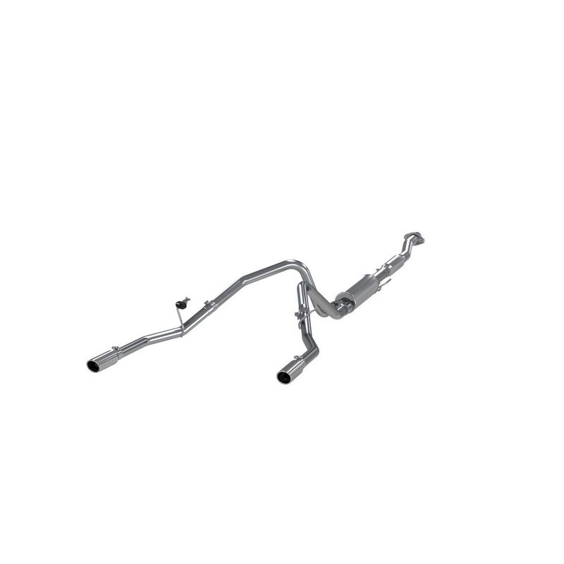 MBRP Exhaust S5234AL 3in. Cat- Back; 2.5in Dual Split Rear Exit; AL