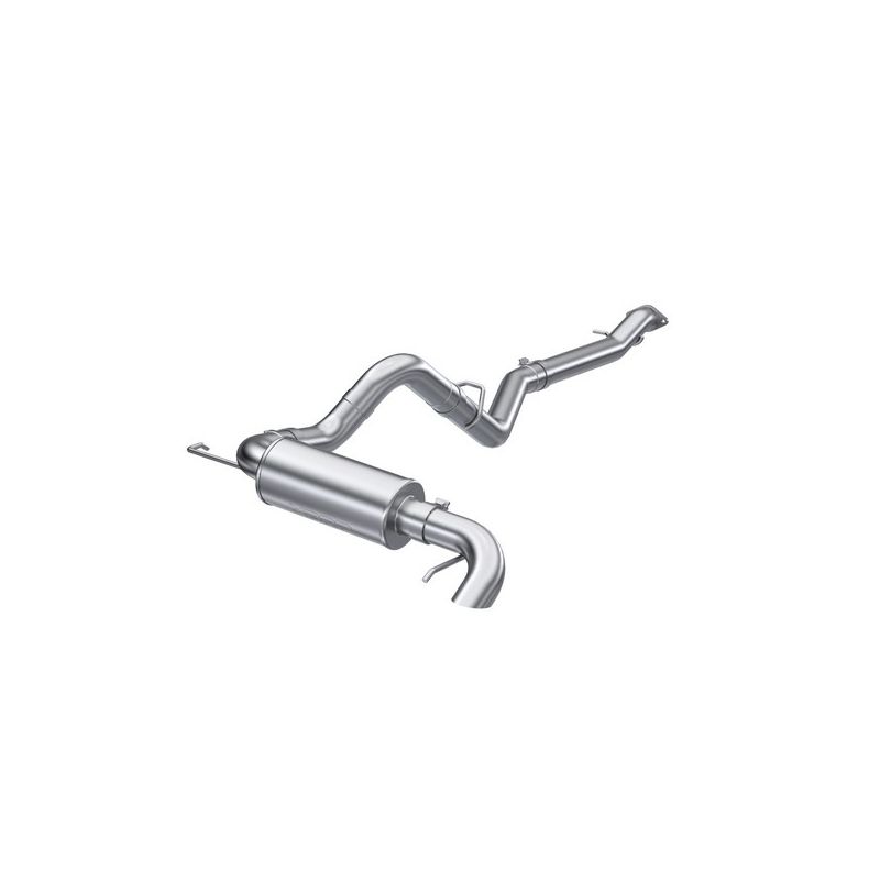 MBRP Exhaust S5237AL 3in. Cat-Back; Single Rear Exit; High Clearance; AL