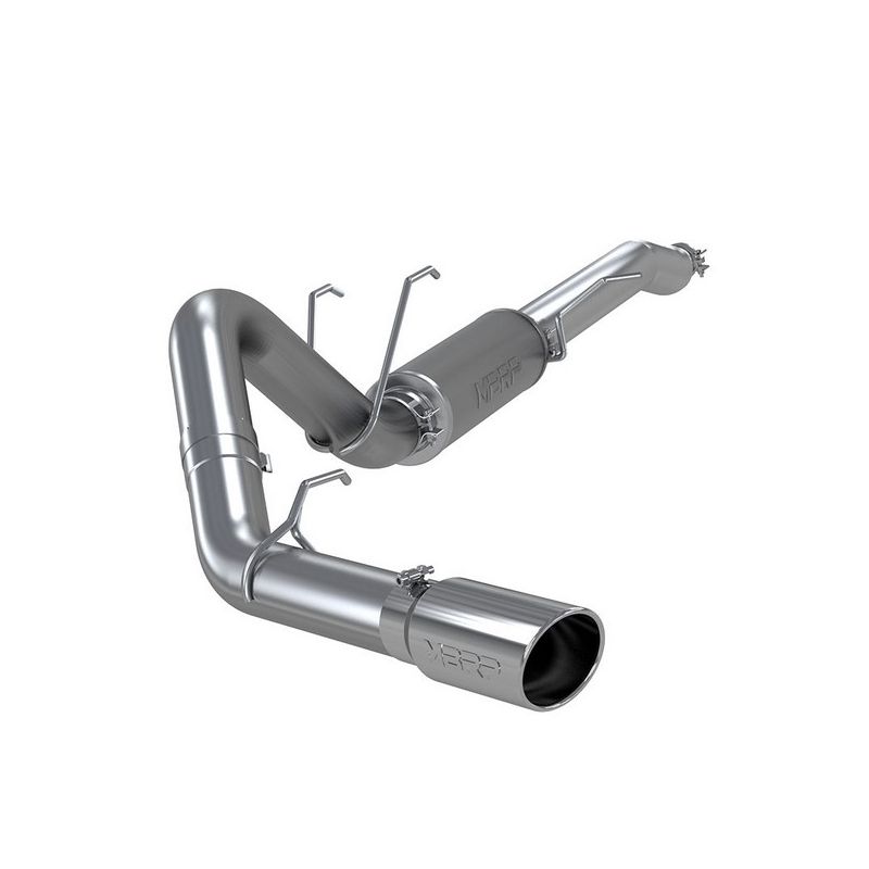 MBRP Exhaust S5247AL 4in. Resonator-Back; Single Side Exit; Street Version; AL