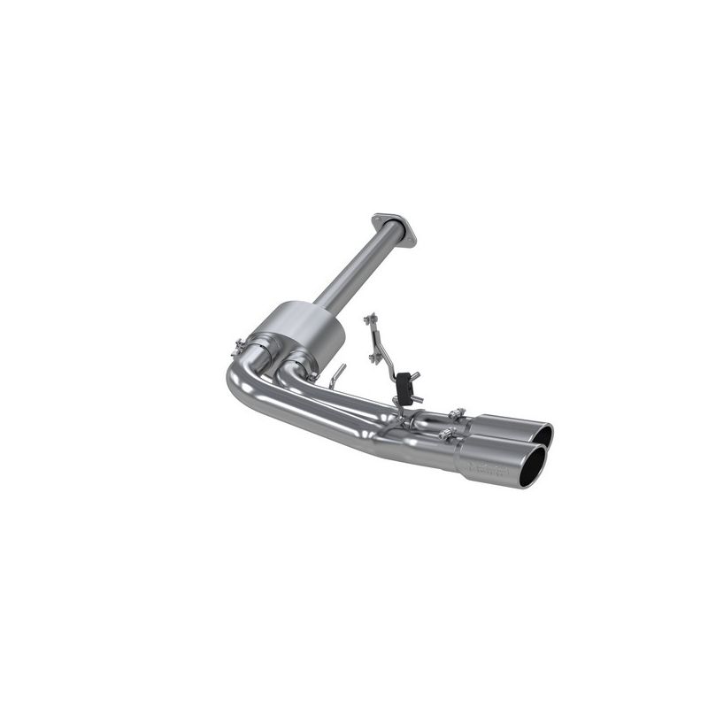 MBRP Exhaust S5260AL 3in. Cat-Back; Pre-Axle Dual Outlet Single Side; Race Version; AL