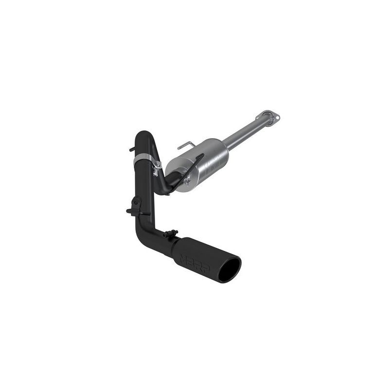 MBRP Exhaust S5326BLK 2.5in. Cat-Back; Single Side Exit; BLK