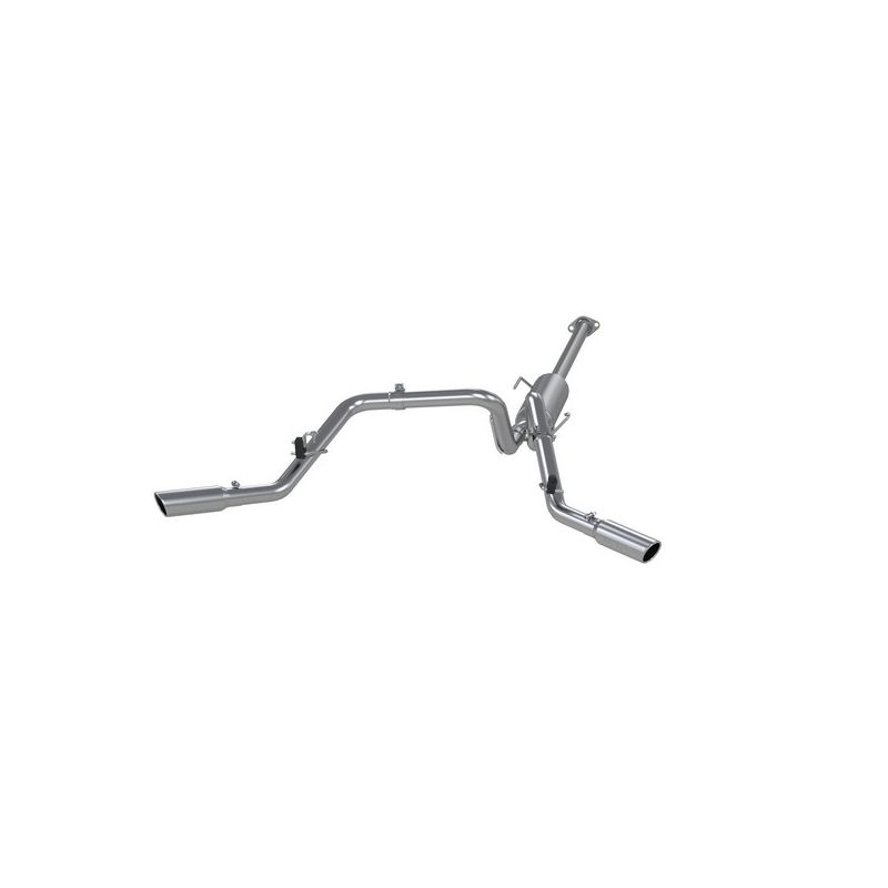 MBRP Exhaust S5328AL 2.5in. Cat-Back; Dual Split Side Exit; AL