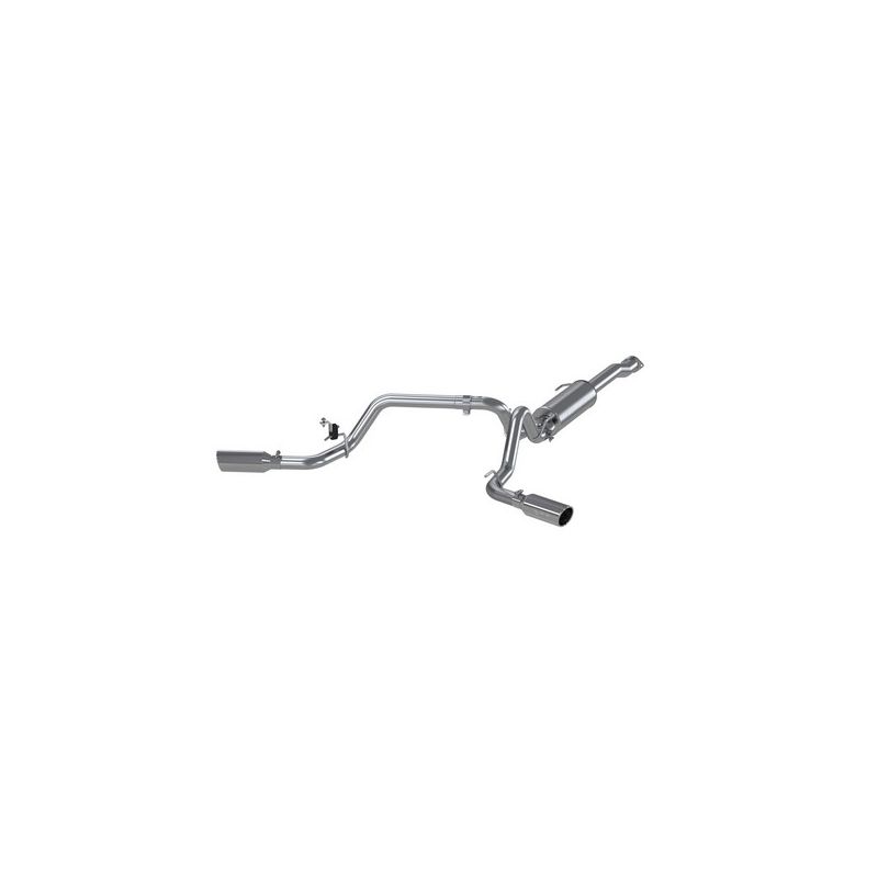 MBRP Exhaust S5340AL 3in. Cat-Back; 2.5in. Dual Split Side Exit; AL